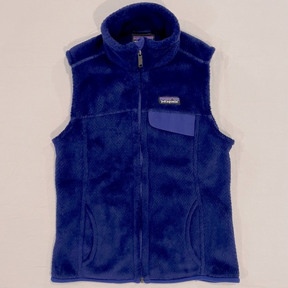 Patagonia Jackets & Blazers - Patagonia Fleece Vest Womens XS Re-Tool Full Zip Cobalt Blue Classic Navy Spring
